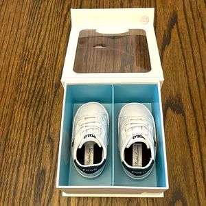 Polo Ralph Lauren Boys' Quilton Bear Hi-Top Sneaker Crib Shoes (Infant)